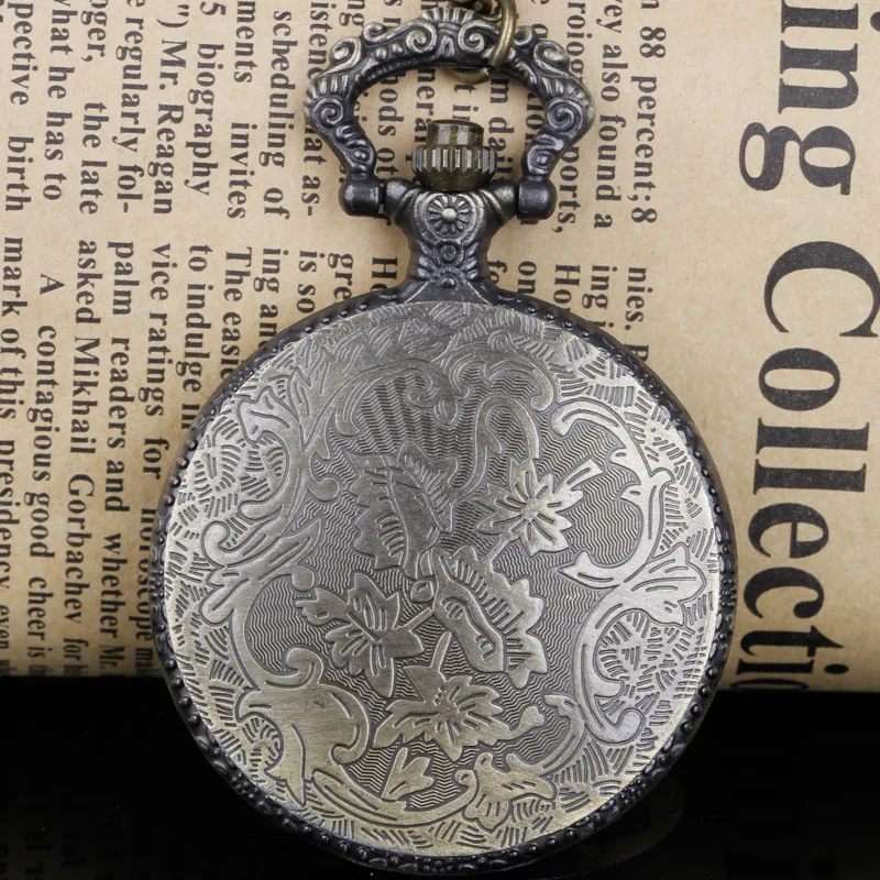 خمر البرونزية Sarajevo-themed ساعة الجيب قلادة قلادة للرجال والنساء سحر مجوهرات هدايا Relojes دي Bolsillo