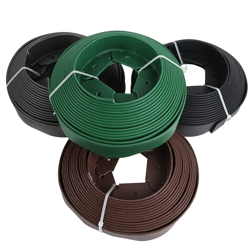 Fixed Garden Barrier Lawn Grass Plastic Edging Border Landscape Edging Garden Edge Kit Easy Install
