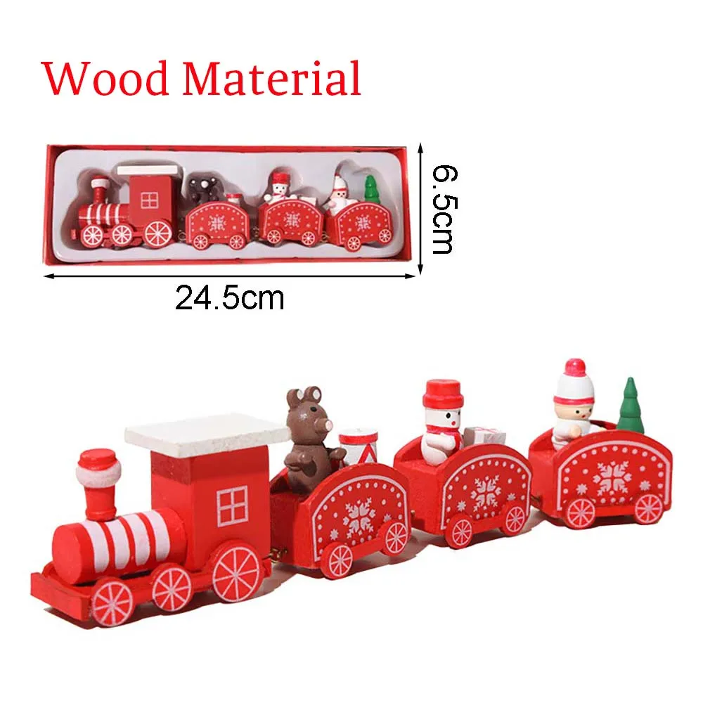 Weihnachts-Holzzug, Frohe Weihnachtsdekorationen für Zuhause 2026, Weihnachtsornament, Neujahr 2026 Geschenke – Detail 6