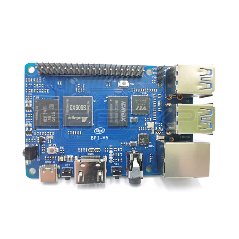 Original Banana PI BPI M5 New Version Single Board Computer Amlogic S905X3 Design SBC Arm Linux