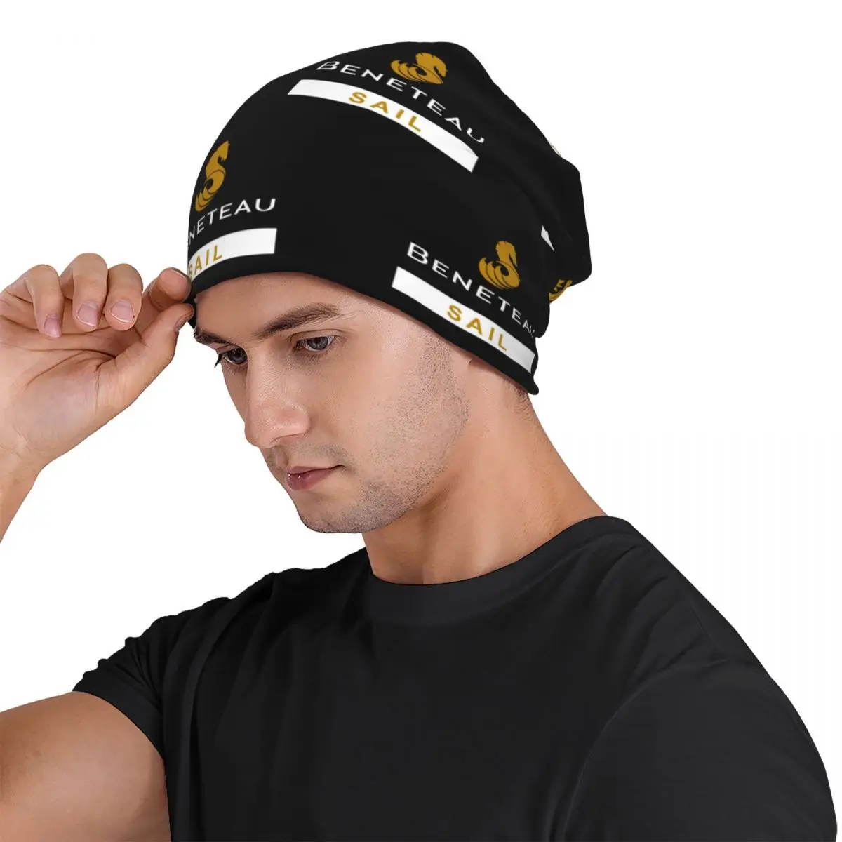 Beneteau Boats Unisex Adult Beanies Caps Knitted Bonnet Hat Warm Hip Hop Autumn Winter Outdoor Skullies Hats