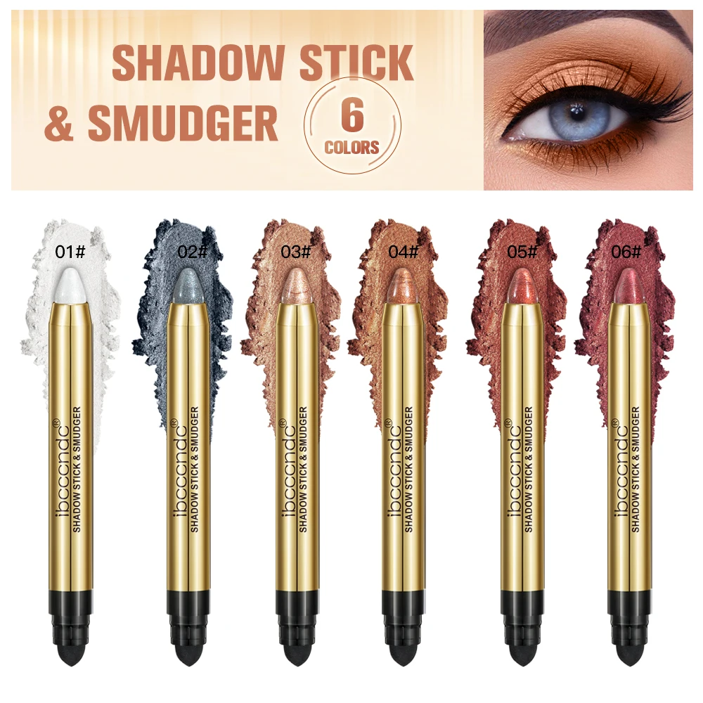 

1PC Waterproof Pearlescent Silkworm Eyeshadow Pen Long Lasting Not Blooming Shiny High Gloss Lying Pen Eye Shadow Stick Makeup