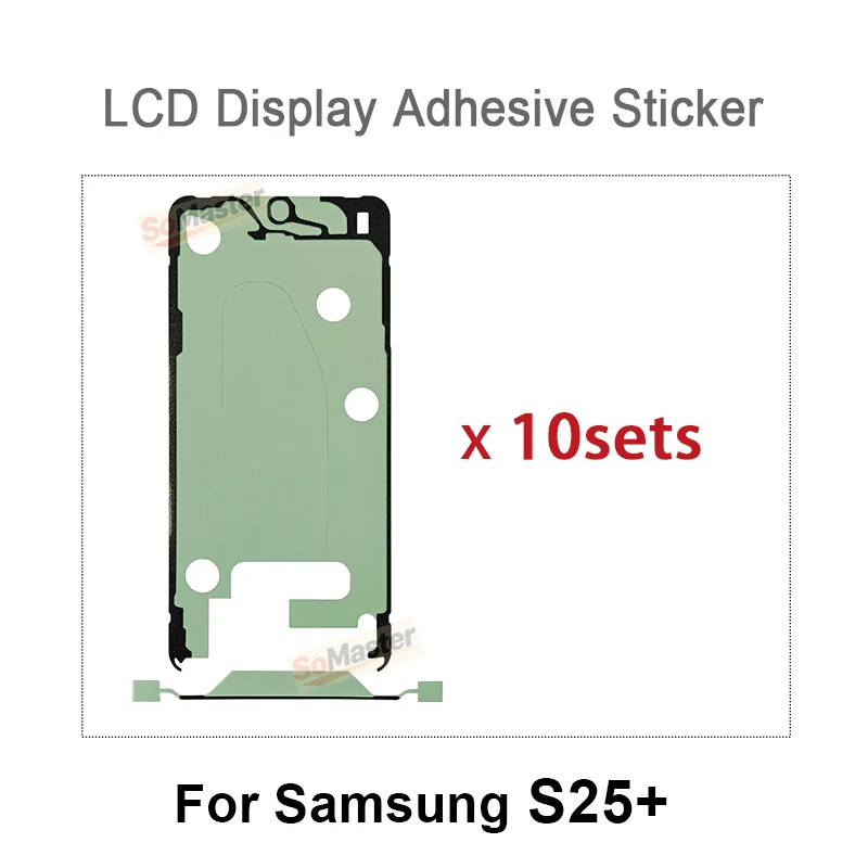 10Pcs LCD Display Adhesive Waterproof Sticker for Samsung Galaxy S23 S24 S25 Plus Ultra FE Front Side Seal Tape Adhesive Glue image 2
