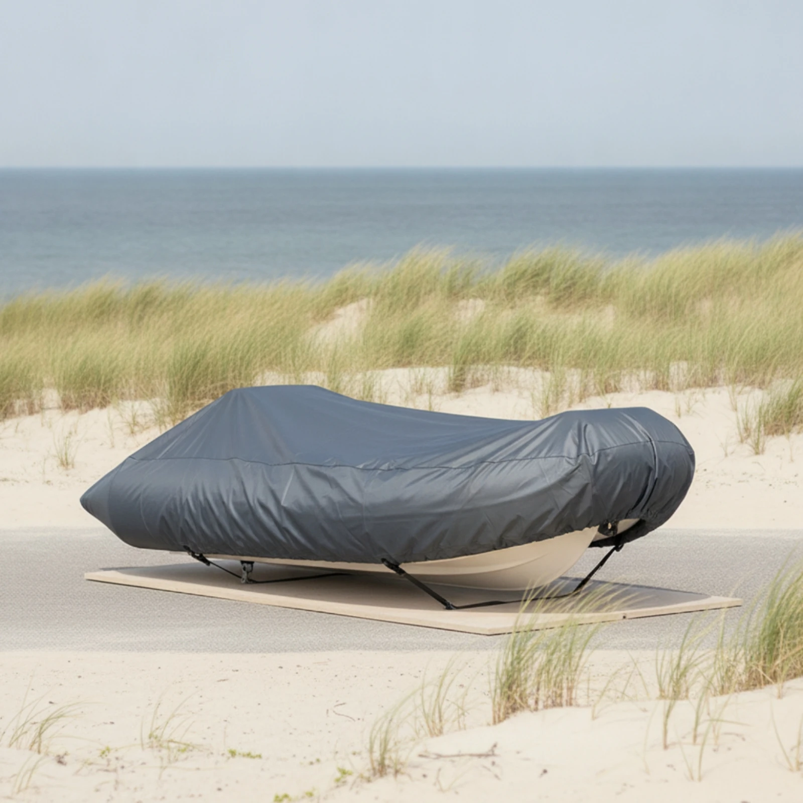 Inflatable Boat Cover Waterproof Dinghy Cover Heavy Duty Long-Lasting for Outdoor Storage, Mooring