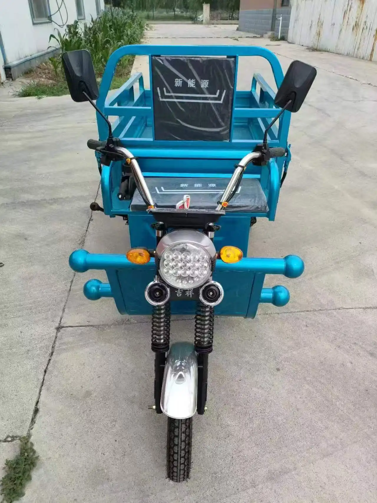 New 600W-800W Adult Electric Tricycle with 3 Wheels Rear Hub Motor 72V Lead Acid Battery Electronic 560Kg Load Capacity