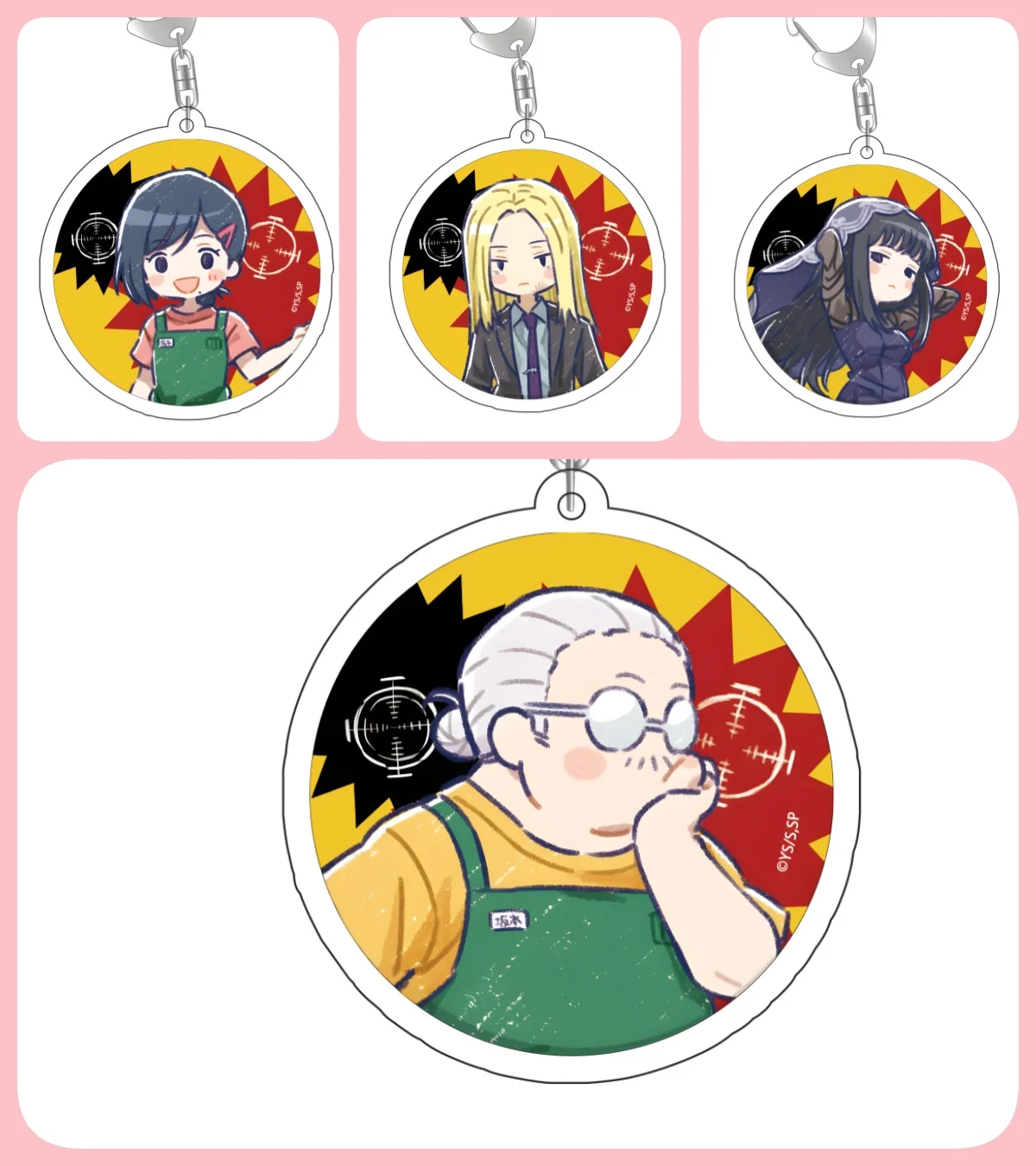 

Hot sell Anime Sakamoto Days Acrylic Keychain Asakura Shin Nagumo Yoichi Bag Charms Jewelry Pendant Fashion Children Gift TOY