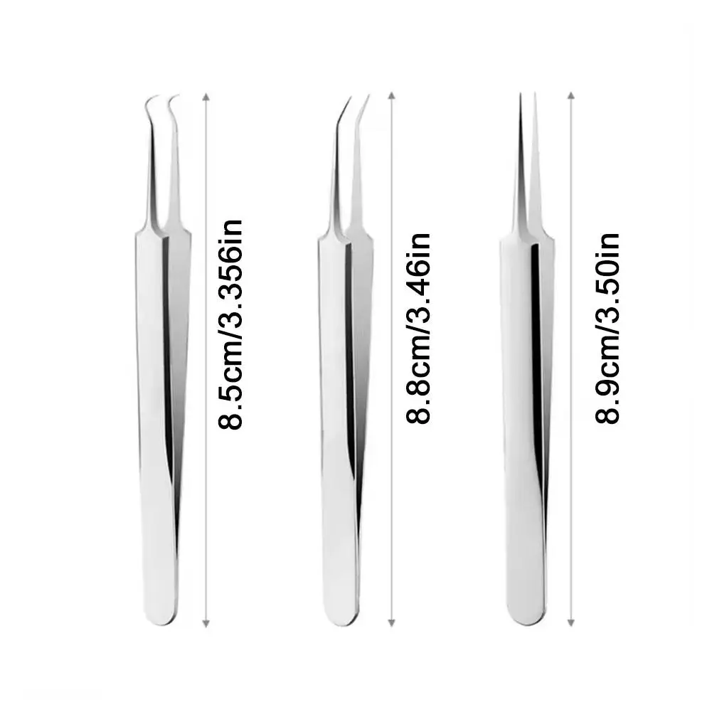 초미세 세포 여드름 블랙헤드 클립, 트위저 미용실 특수 스크래핑 및 클로징 아티팩트 여드름 바늘 도구, 여드름 클립