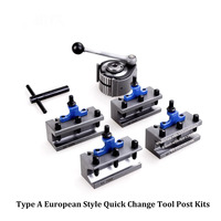 A Type European Style Quick Change Tool QCT Post Turret Kits Sets for Lathe Swing Dia.150~300mm