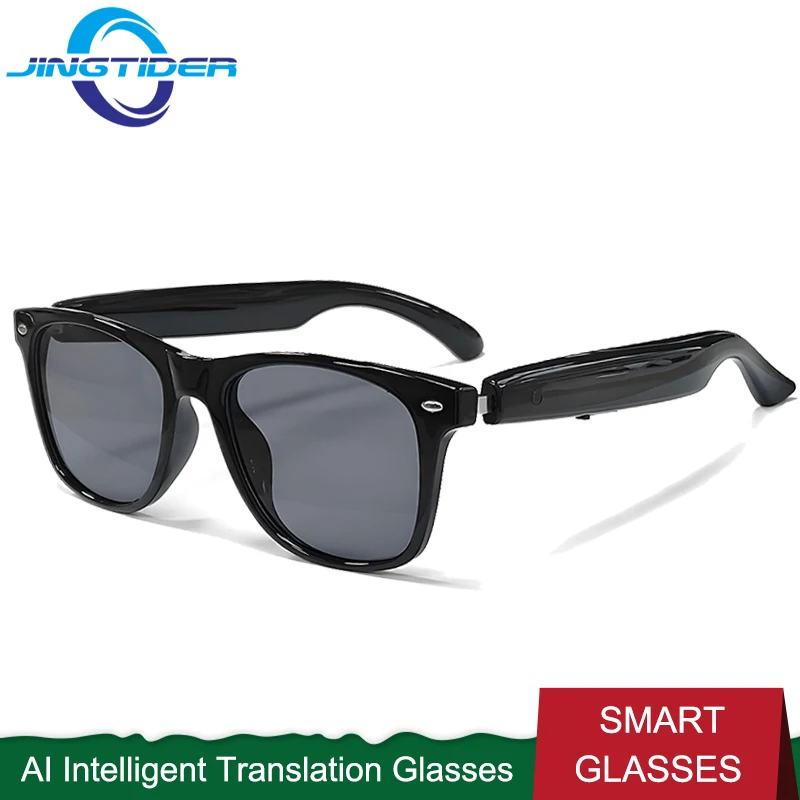 F16 Smart Audio Glasses Bluetooth Call AI Translation Intelligent Glasses AI Video Chat Stereo Sound Eyeglasses For Men Women