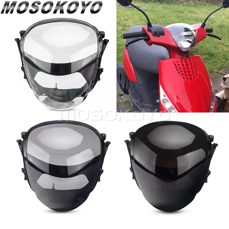Soczewka reflektora motocyklowego do Zip 100 98 4T Zip 50 2T AC 49 DT TT LC SP 4T 49 4T Zip 125 124 1992-2017 Osłony reflektorów skuterów