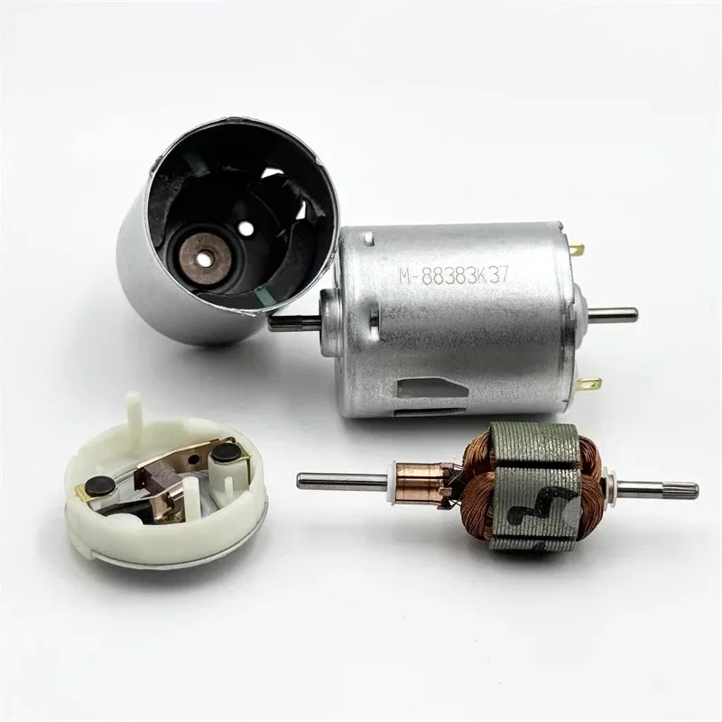 1PCS RS-365 12V-24V DC Dual Shaft Micro Motor 9850RPM 28mm Carbon Brush  DIY Hobby Toy Models