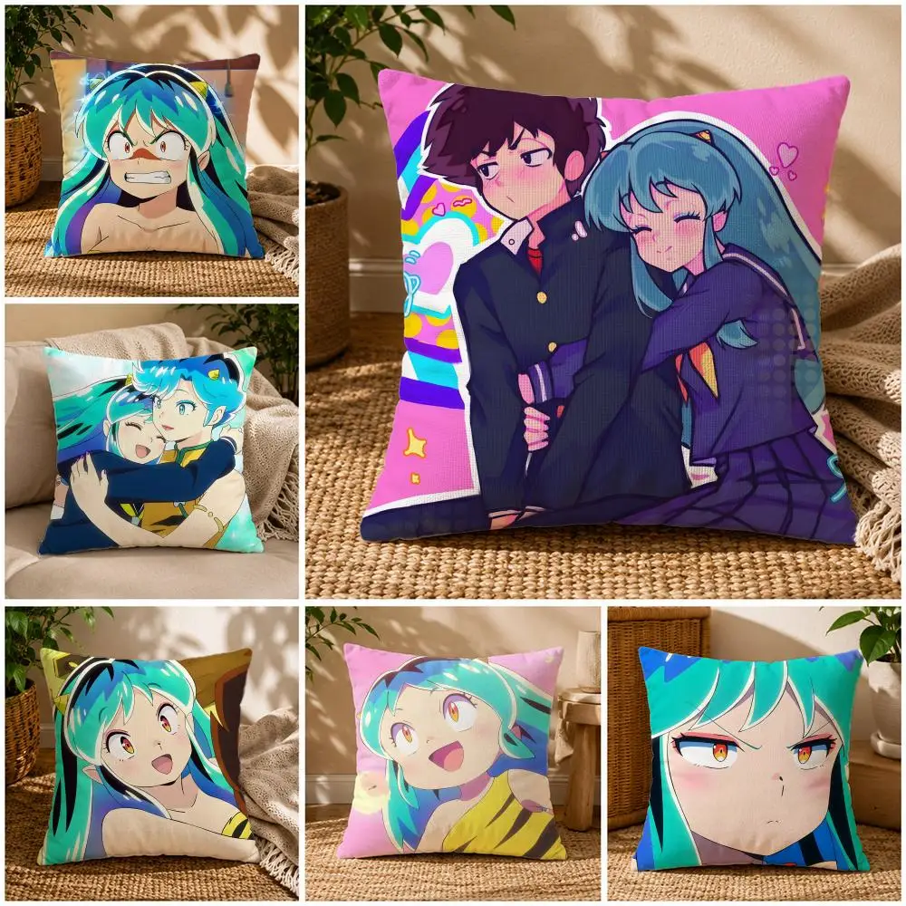 IP-Lum InvaderS Cushion Cover Soft Short Plush Zippered Cushion Covers 40/45/50cm Square Decor for Sofa Home