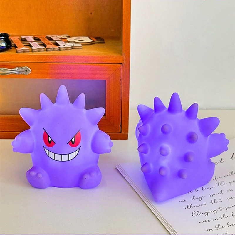 Pokemon Gengar Model Night Light  Bedside Lamp Collection Glowing Toys Halloween Toy Kids Gag Gifts Pocket Monster