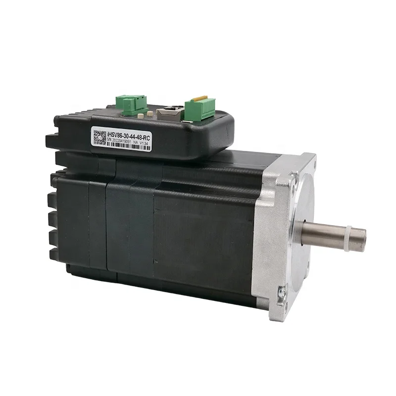 iHSV86-30-44-48-RC 440W 48VDC 3000rpm 1.27nm Encoder 1000 Line RS485 CAN Integrated Servo Motor