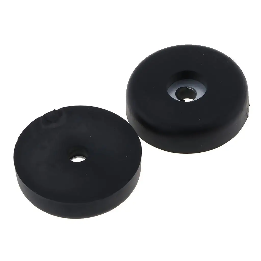 Round Rubber Isolation Feet Pad Detachable Cabinet Washer Durable Non Skid for Electronics Chair Speaker Furniture 5 Pack