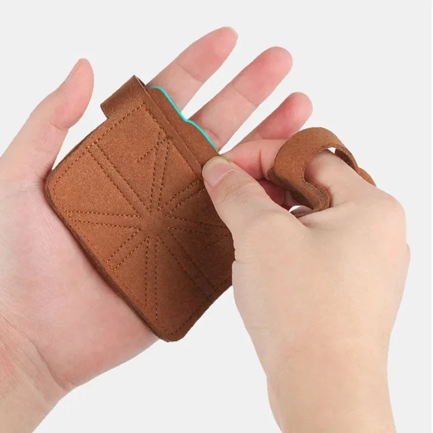 Gants d'entraînement d'haltérophilie en cuir Protection de la paume femmes hommes Fitness sport poignées de gymnastique tractions entraînement d'haltérophilie