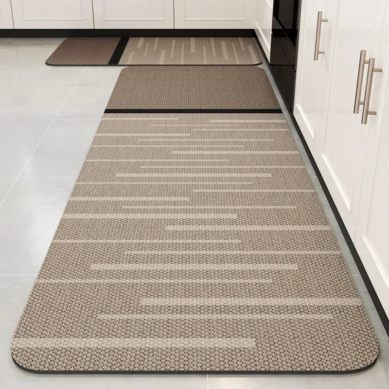 

Carpet for Kitchen Floor Mat Absorbent Rug Soft Diatom Mud Anti-slip Foot Mats Home Decoration Non-slip Area Rugs 주방 카펫