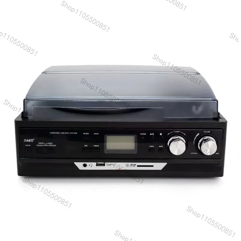 Vinyl record player modern record phonograph stereo old European living room radio U disk tape bluetooth stereo