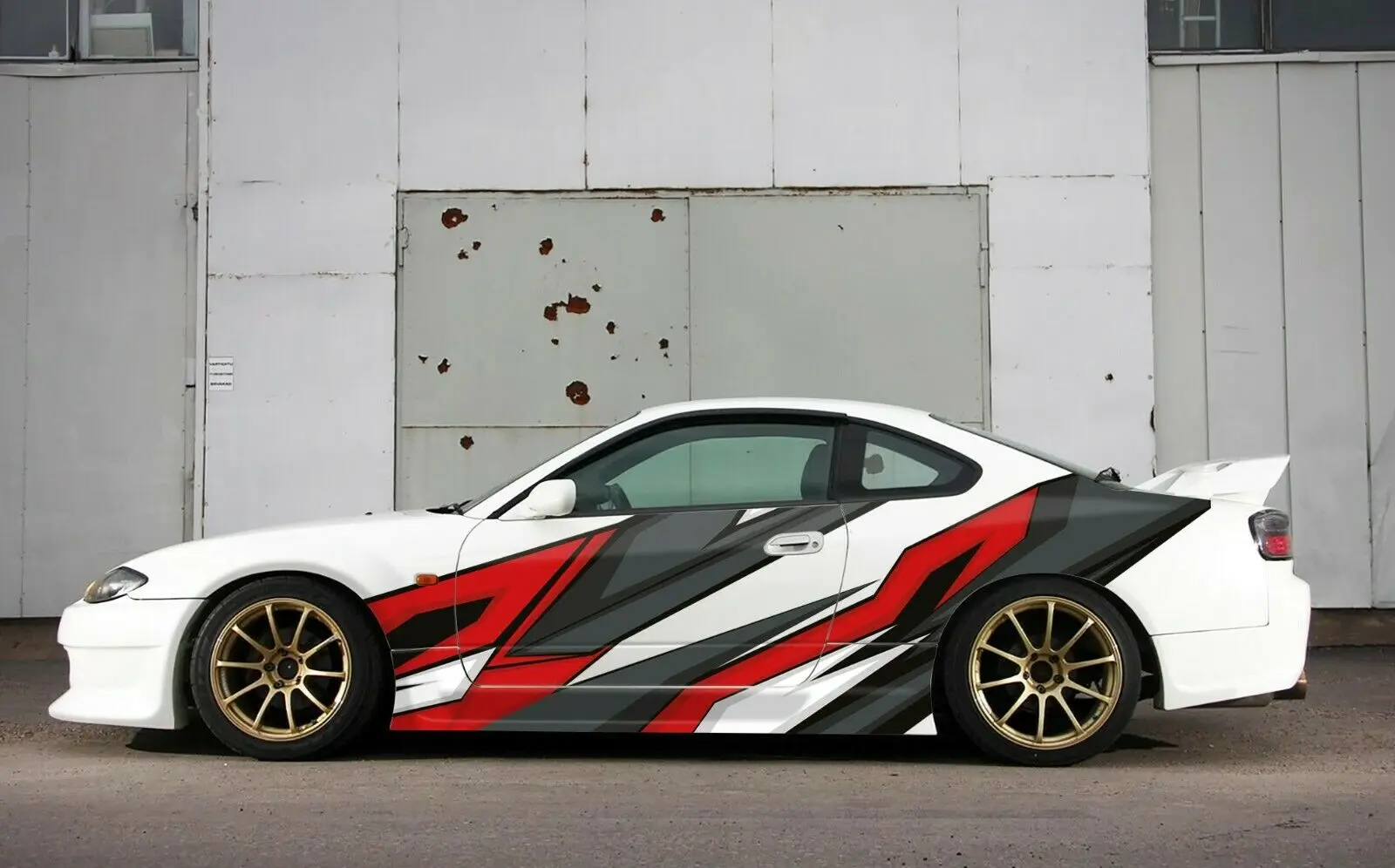 

Abstract Stripe Racing Car Side Wrap Decal Vinyl Sticker Livery Fit Any Car L