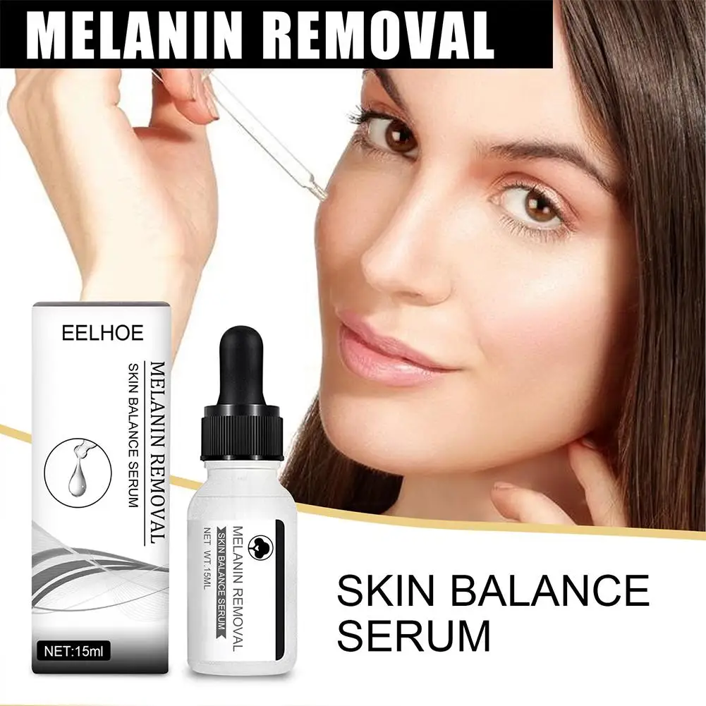 15ml Whitening Face Serum Remove Dark Spots Freckle Skin Anti-aging Correcting Essence Fade Care Beauty C4c5