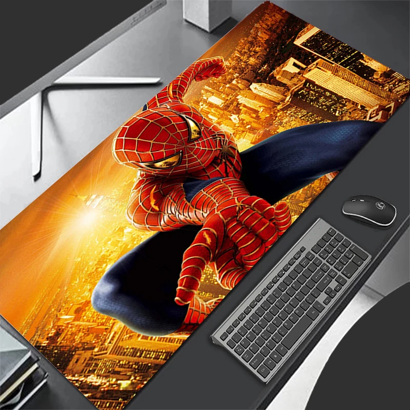 Fashion Mouse Pad Spider Man Gamer Mousepads 900x400 Gaming Mousepad Large Keyboard Mat Desk Pad For Computer Laptop Mouse Pads