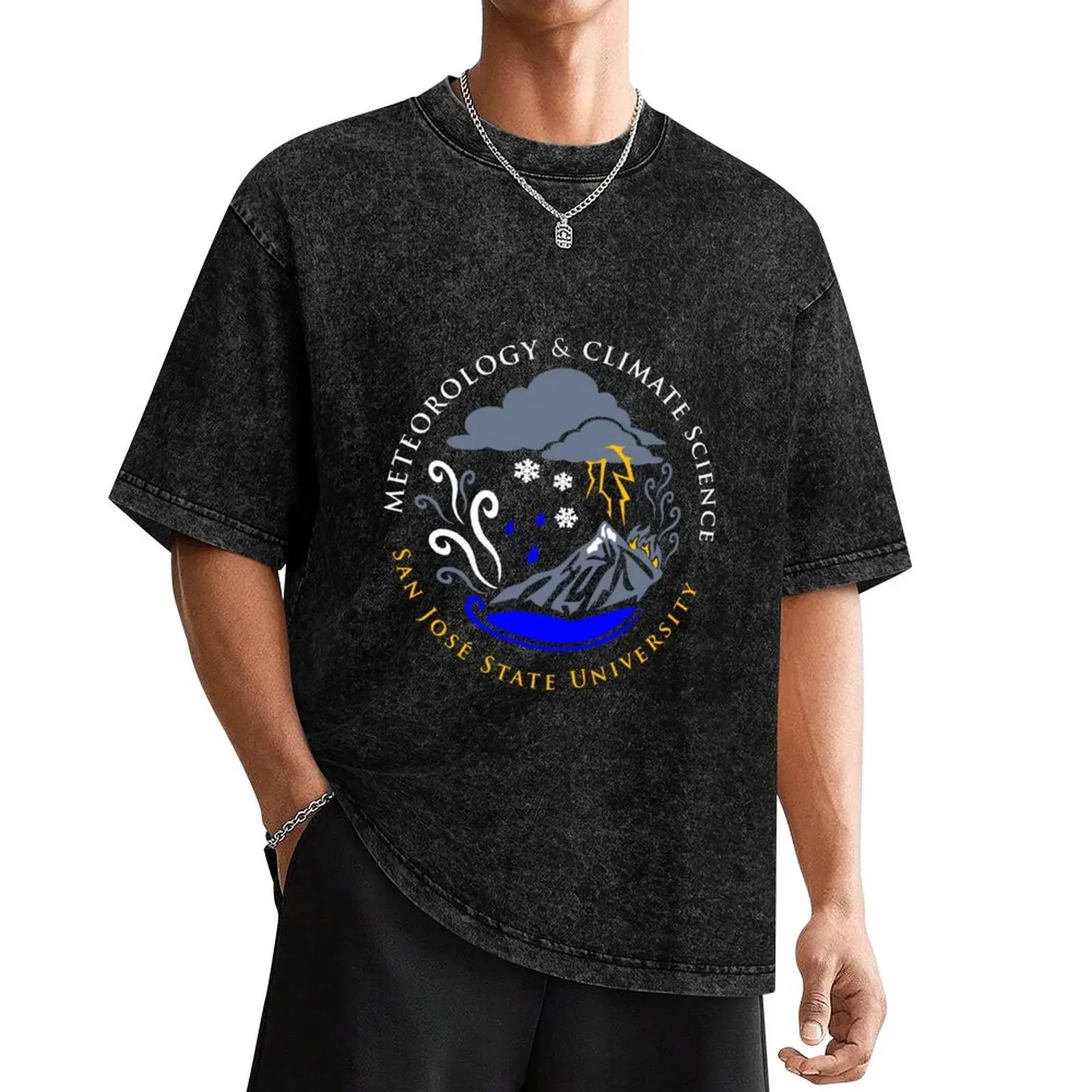 Branding Approved! Meteorology and Climate Science SJSU T-Shirt animal prinfor boys tops hippie clothes outfits for men