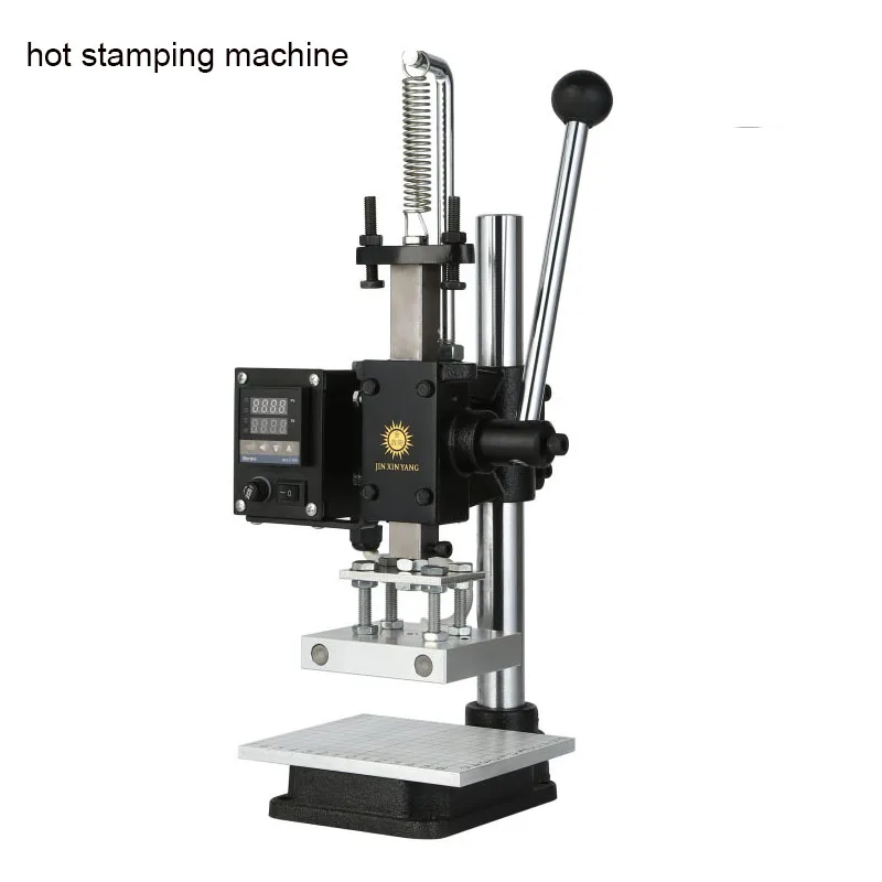 

Машина для тиснения золота Настольный тип Маленькая кожаная машина для горячего тиснения Шрифт Отступает отпечаток Пресс-этикетка