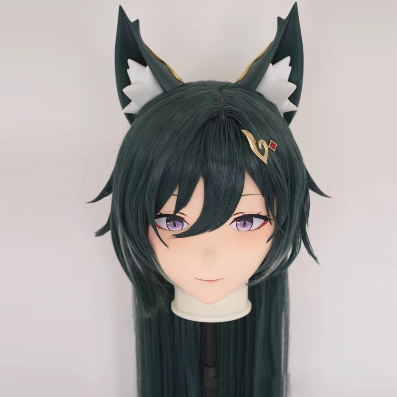 

Handmade Customize Full headband lock Doll Cartoon Character Kig Cosplay Kigurumi Mask Resin Japanese Anime Kigurumi Masks