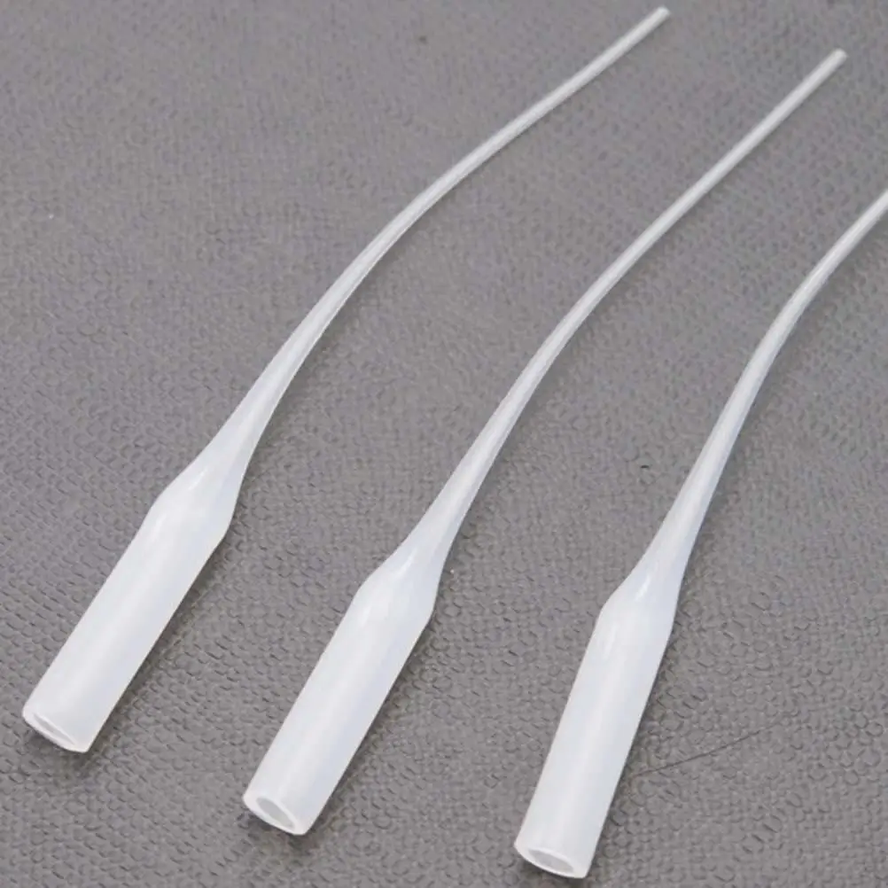

Adhesive Dispensing Tube Extended Thin Mouth Glue Applicator Transparent Plastic Professional Tips Spout Precise Small Gaps