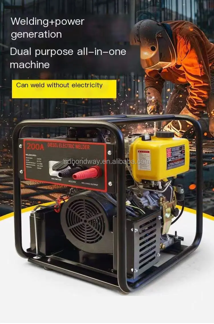 Portable Stick Welding Machine for e for Welder Generator & Engine in Construction Industries