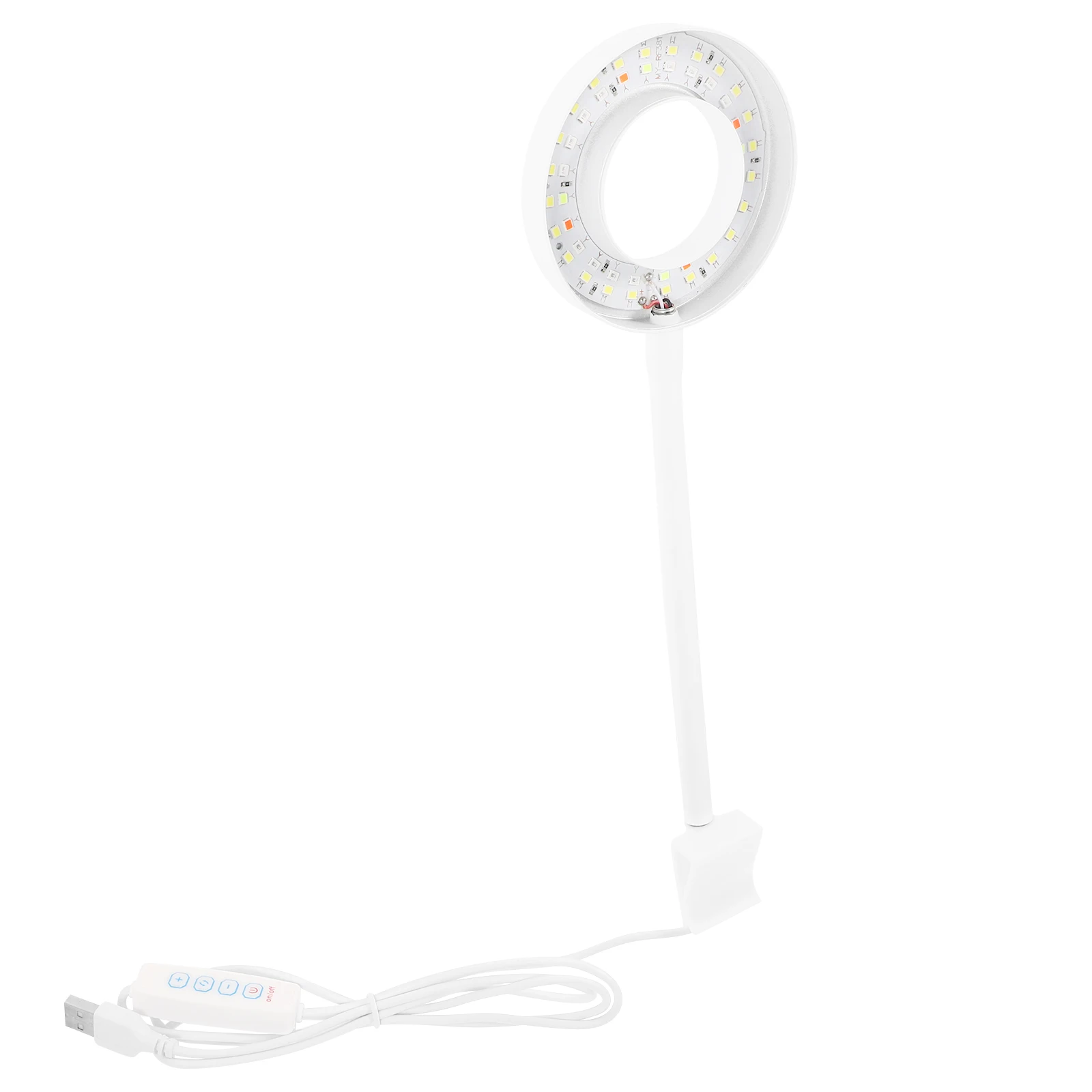

Fish Tank Light Lights Aquarium Lighting Bowl Household Accessory White Lamp for