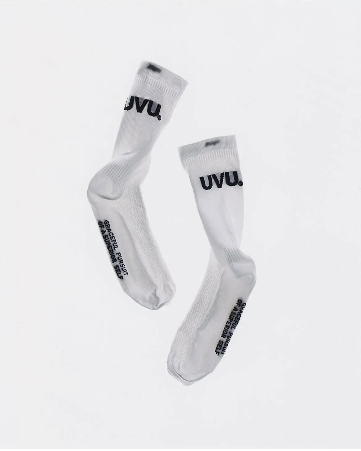 

UVU Elite Running Crew Socks Unisex Breathable Sweat Wicking Anti-Slip Durable for Running Cycling