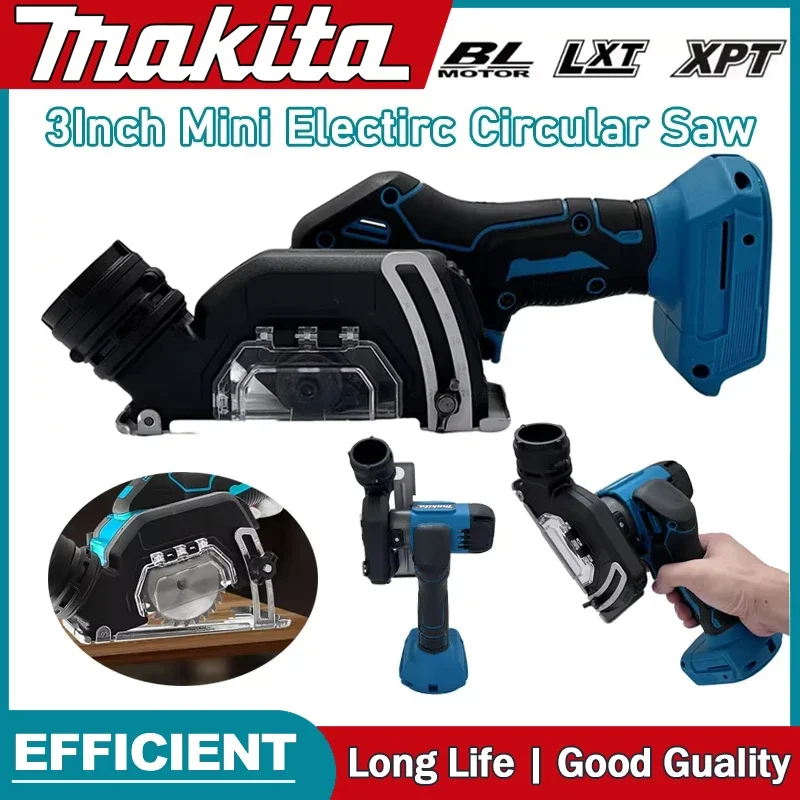 

Makita 3-дюймовая мини-бесщеточная электрическая циркулярная пила, беспроводная перезаряжаемая ручная электрическая шлифовальная машина, инструмент для батареи 18 В