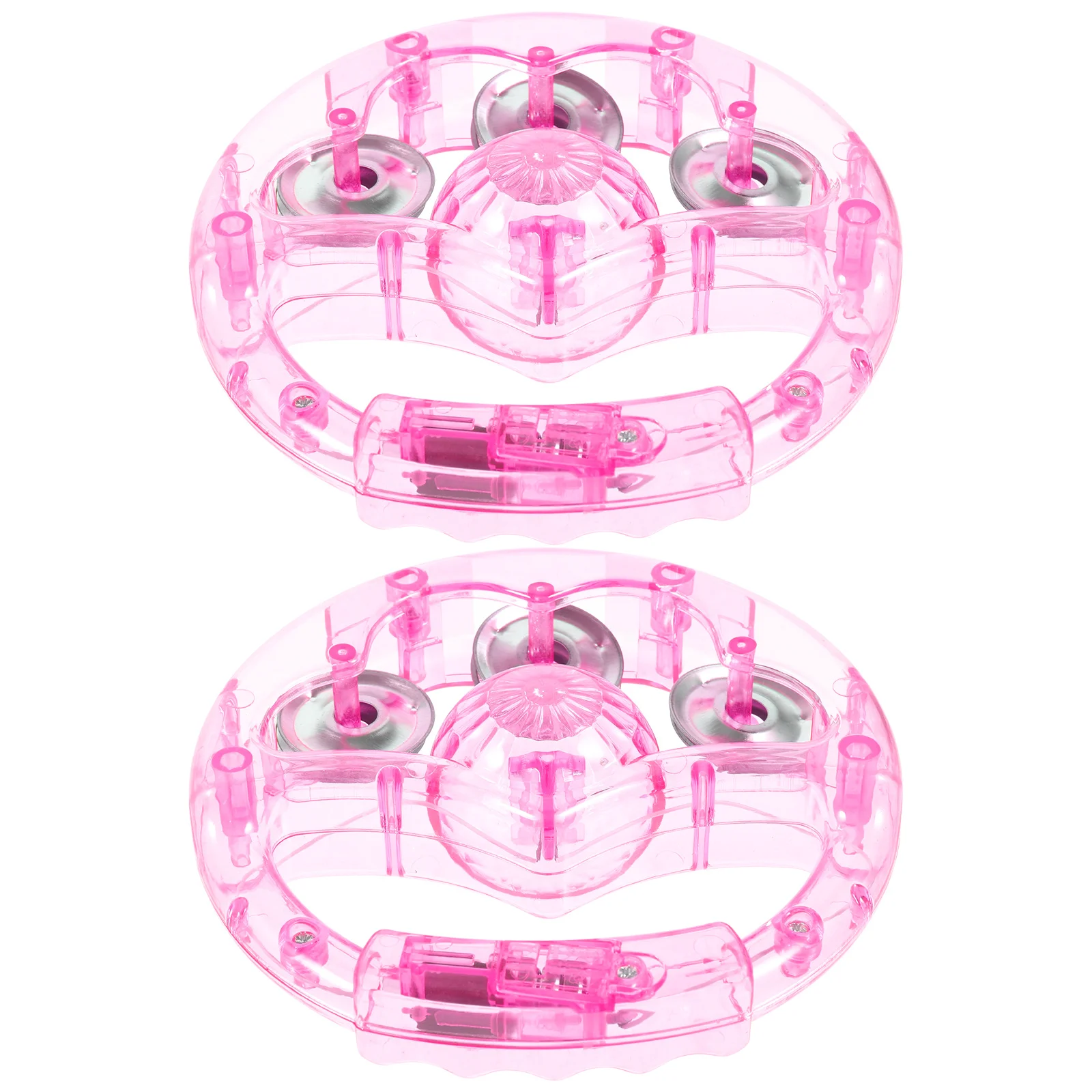 2 قطعة تضيء يده الدف هش الصوت حفلة Ktv آلة موسيقية الكبار الموسيقية للبصر #4