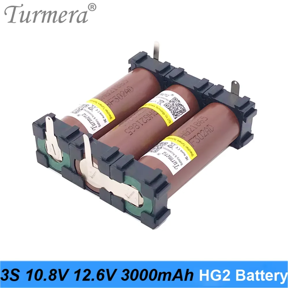 2S-6S 18650 HG2 3000 мАч 6000 мАч Аккумулятор для 8,4 В 12 В 16,8 В 18 В 21 В Отвертка Shura Аккумулятор для электрической дрели Замена использования Turmera
