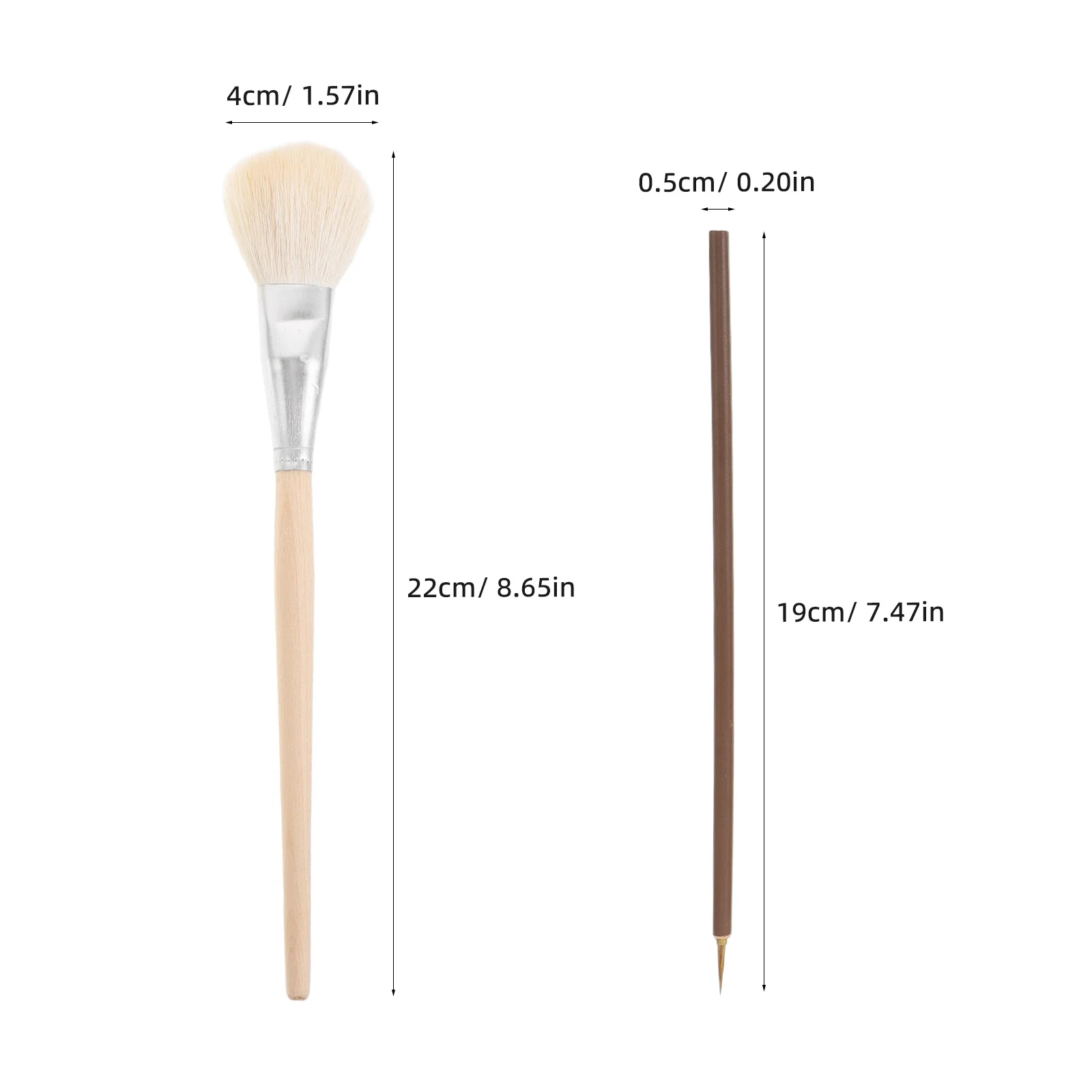 مجموعة واحدة من فرش الرسم الزيتي، شعيرات ناعمة، فرش فنية متينة للألوان المائية والسيراميك والفخار، مجموعة فرش تفاصيل صغيرة #5