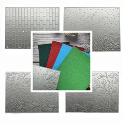 2025 New Arrival Background Frame Metal Cutting Dies For Scrapbook Card Making Stencil Template And Embossing Process Decoration