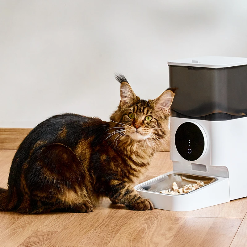 CATSOUL APP Contral Automatic Pet Feeder with HD Camera Portable Smart Pet Feeder Dispenser 4L for Dog and Cat