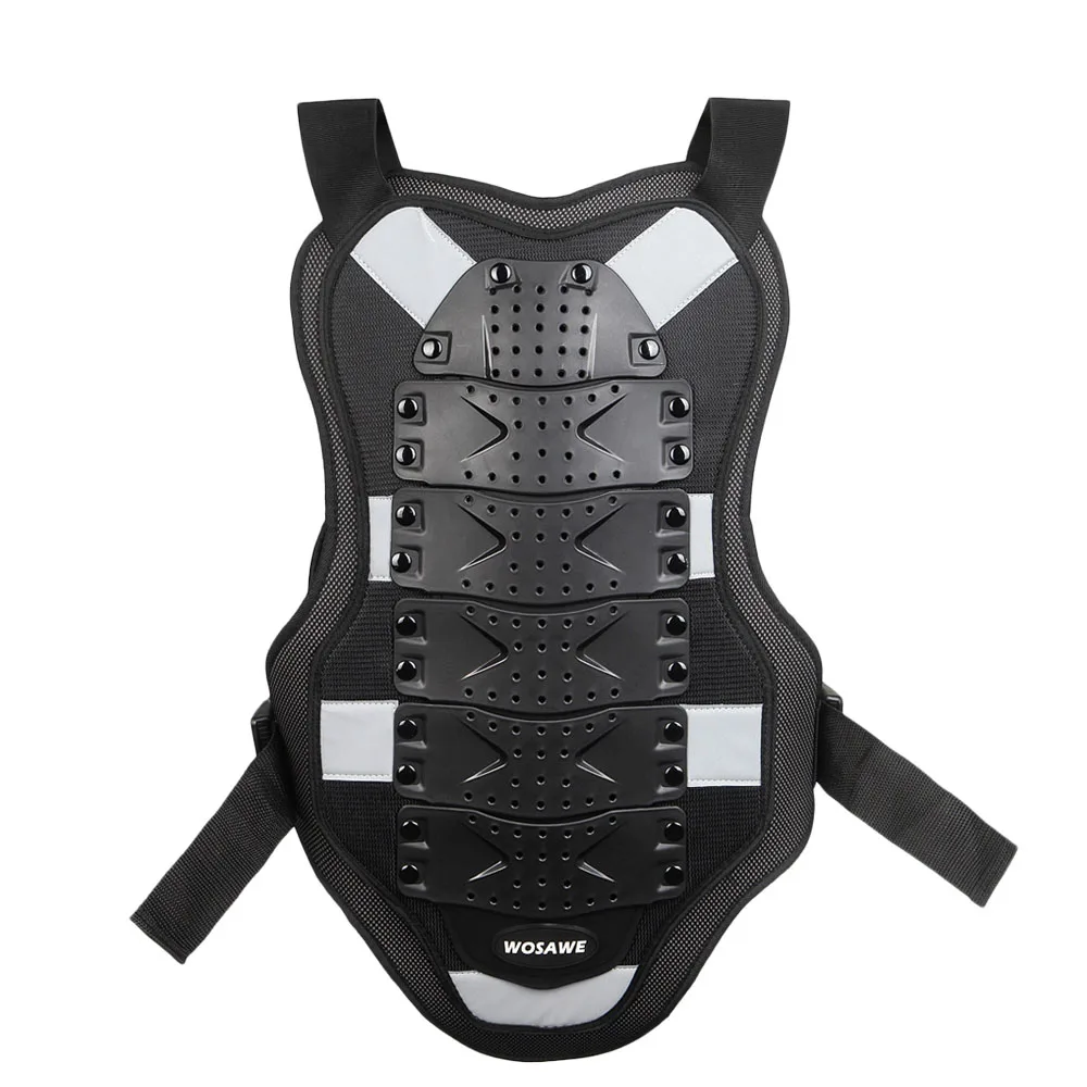 

1 Pc Motorcycle Chest Protector Waist Safety Shockproof Body Armor Rider Vest Racing Protective Back Support Cycling Skating