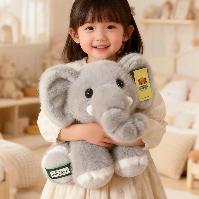 

Мягкие плюшевые игрушки в виде милых мультяшных слонов, пушистые плюшевые куклы-слоны, подушки-обнимашки для девочек, рождественские подарки