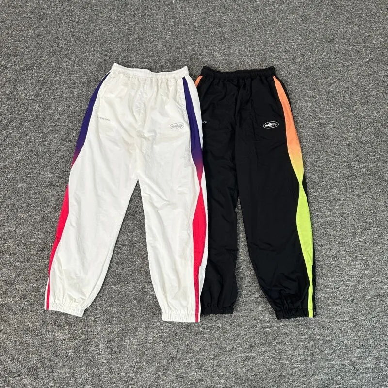 

Trendy Demonic Island Color Blo Sports Casual Pants Loose Trousers Thin Woven Long Trousers Men Women Street Sle Cotton