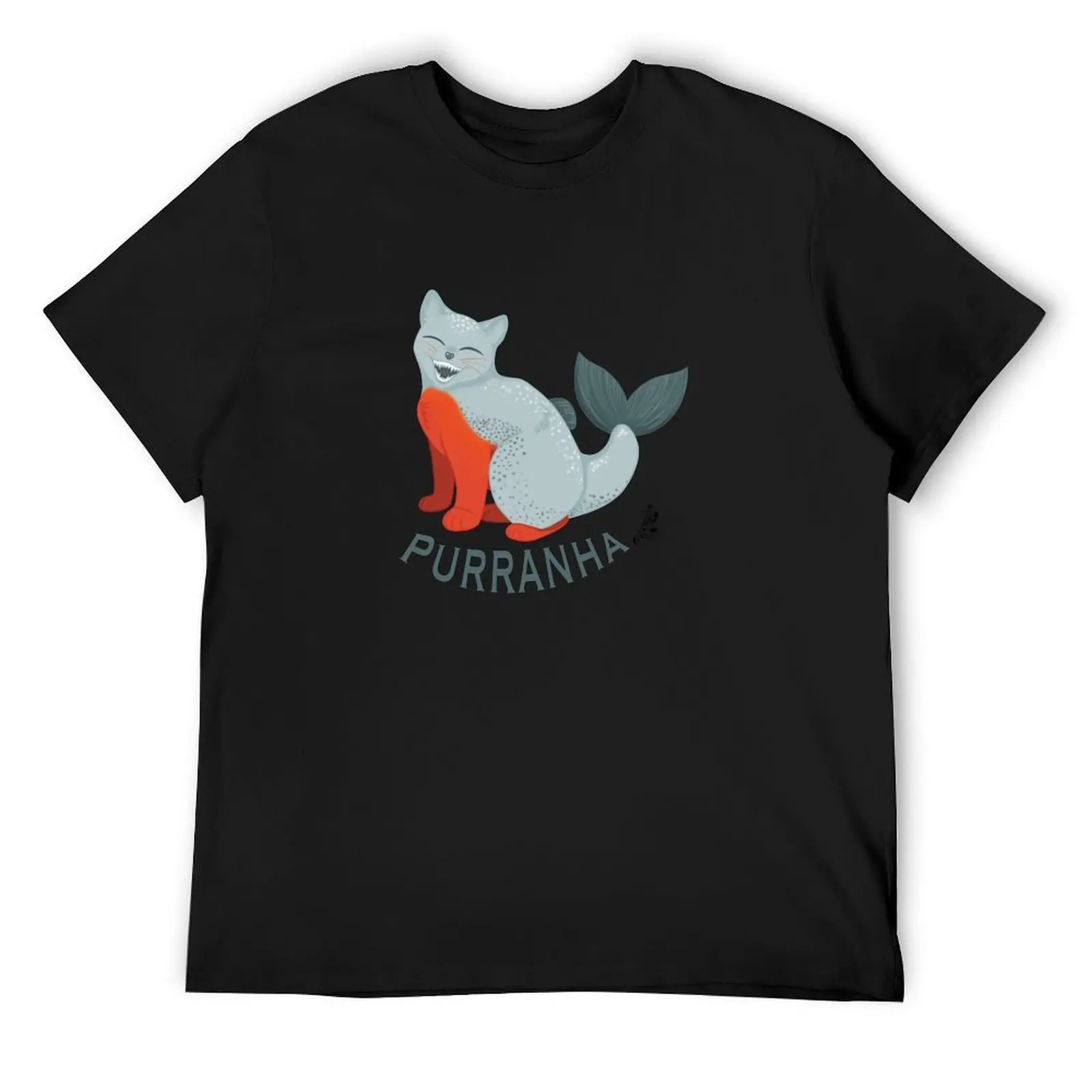 

Purranha (Square Layout 1) T-Shirt blue lock tshirts personalised graphic tee shirt men t shirts high quality