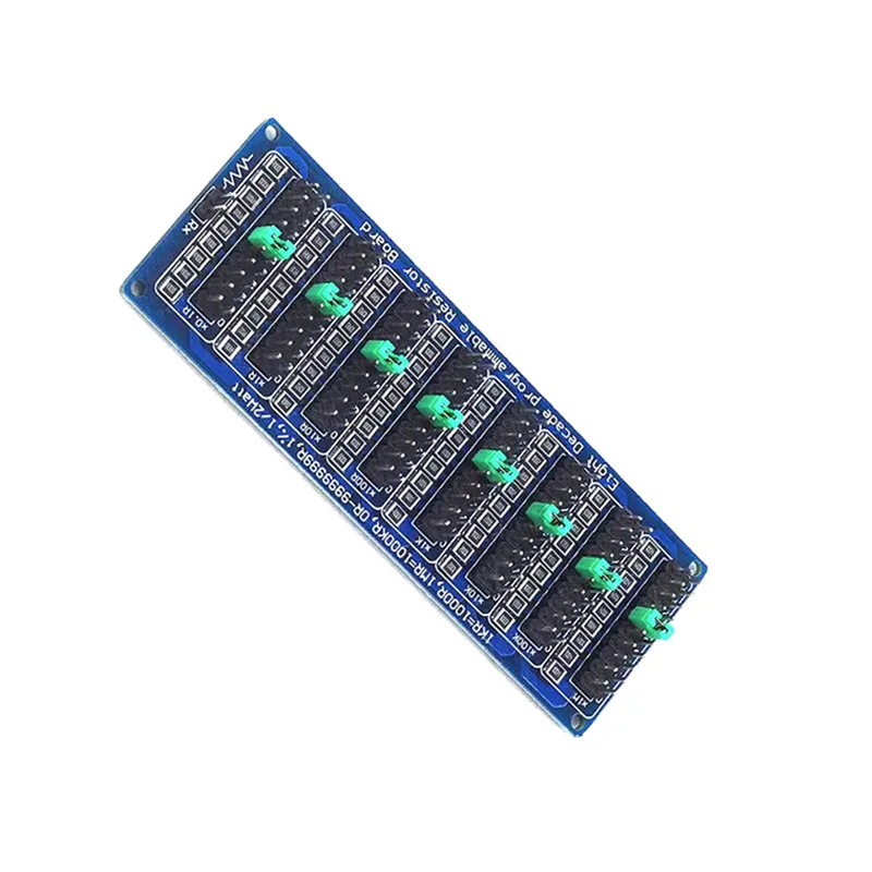 ABJA-Programmable Eight Decade Resistor Board 0.1-9.9999999MΩ (0-10MS) Step Accuracy 1/2 W SMD Resistance Module 0.1R