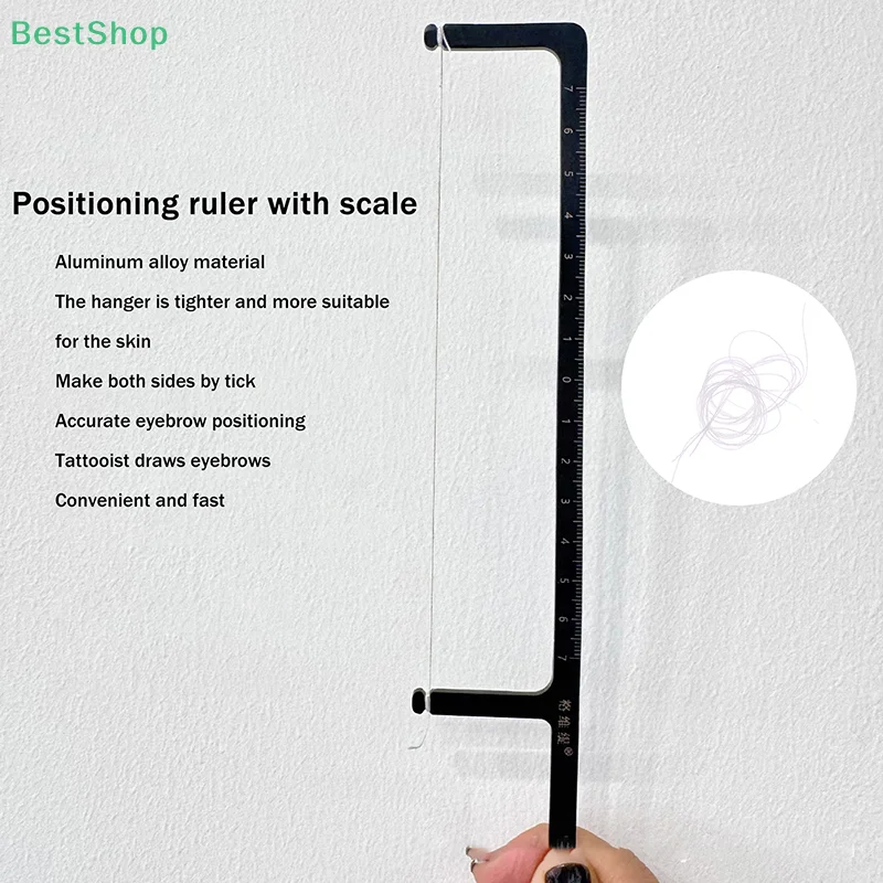 

❤️Eyebrow Mapping Ruler With Scale Marks - For Precise Symmetrical Eyebrow Shaping, Aluminum Alloy Material