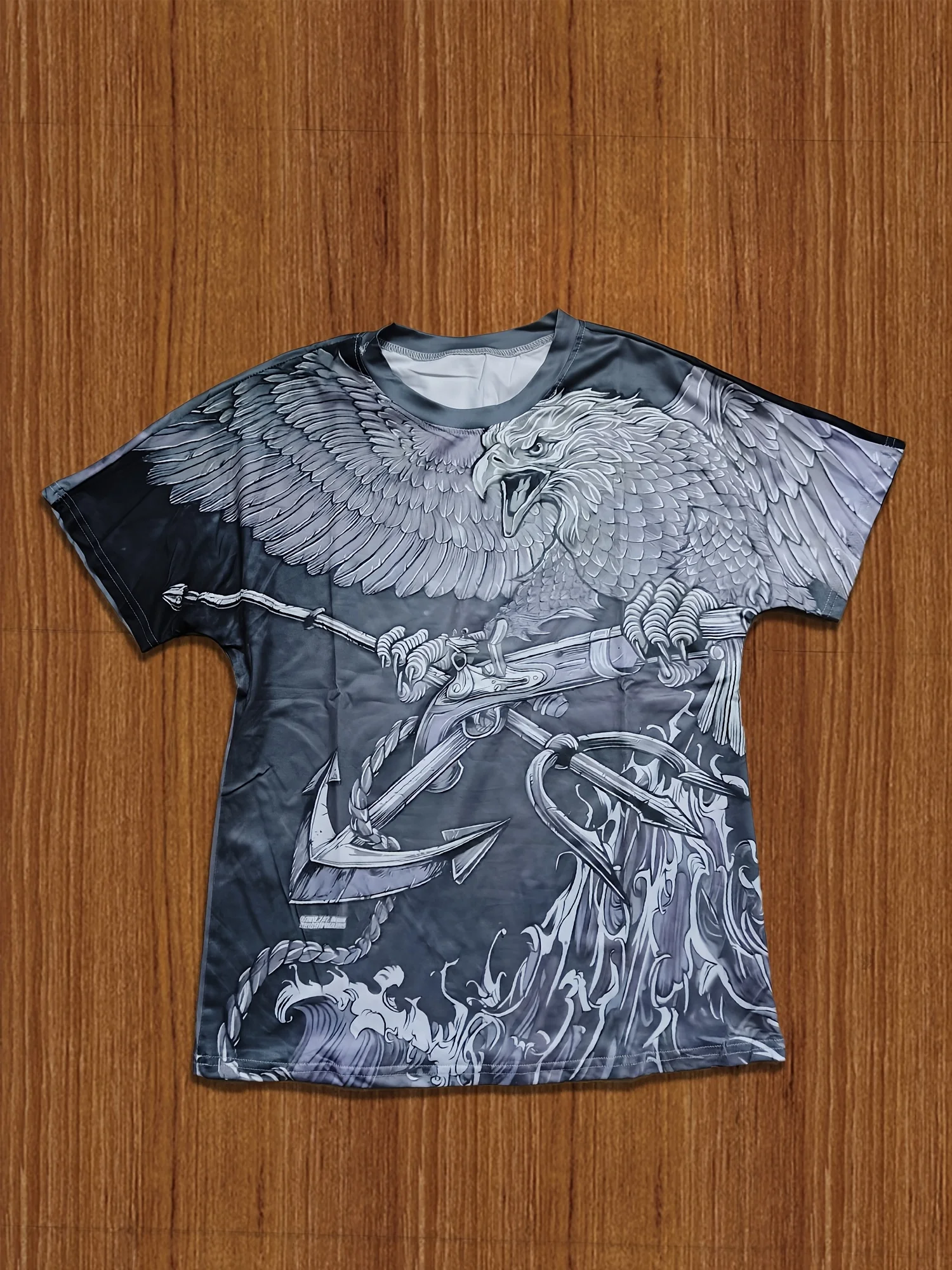 

Y2k Inspired Design Gothic Print-Lightweight Breathable Short Sleeve-Summer Tops-Men's Clothing-Oversized Clothing