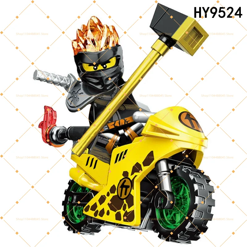 Ninja Knight Samurai Blocks Brick Mini character building blocks Hot toy children's party gift