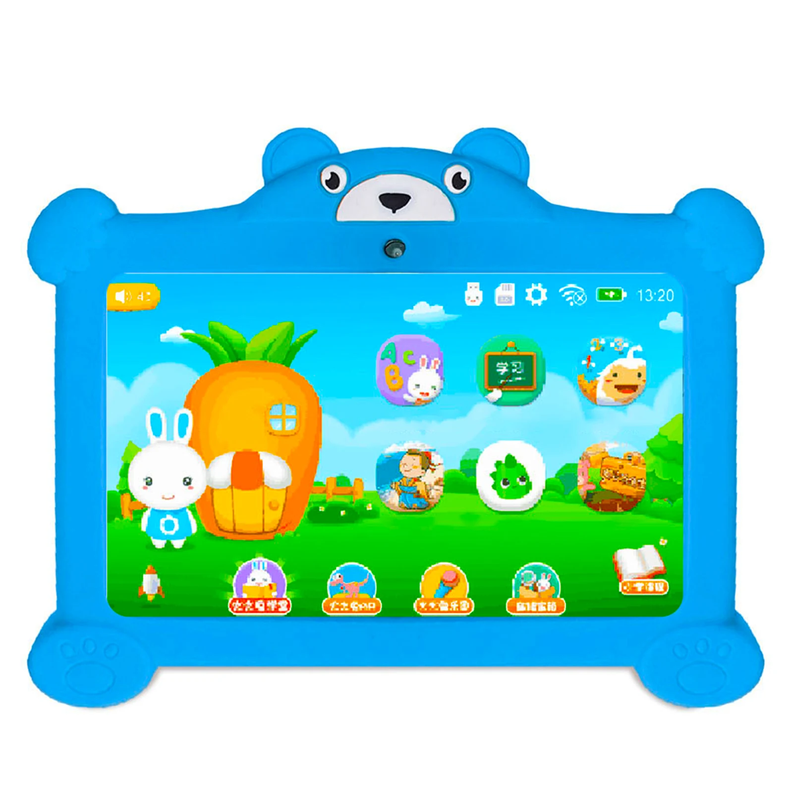 7 Inch Toddler Tablet for Kids Android 11 4GB RAM 64GB ROM Children Software Installed Compatible Gaming Controller Wifi Tablets