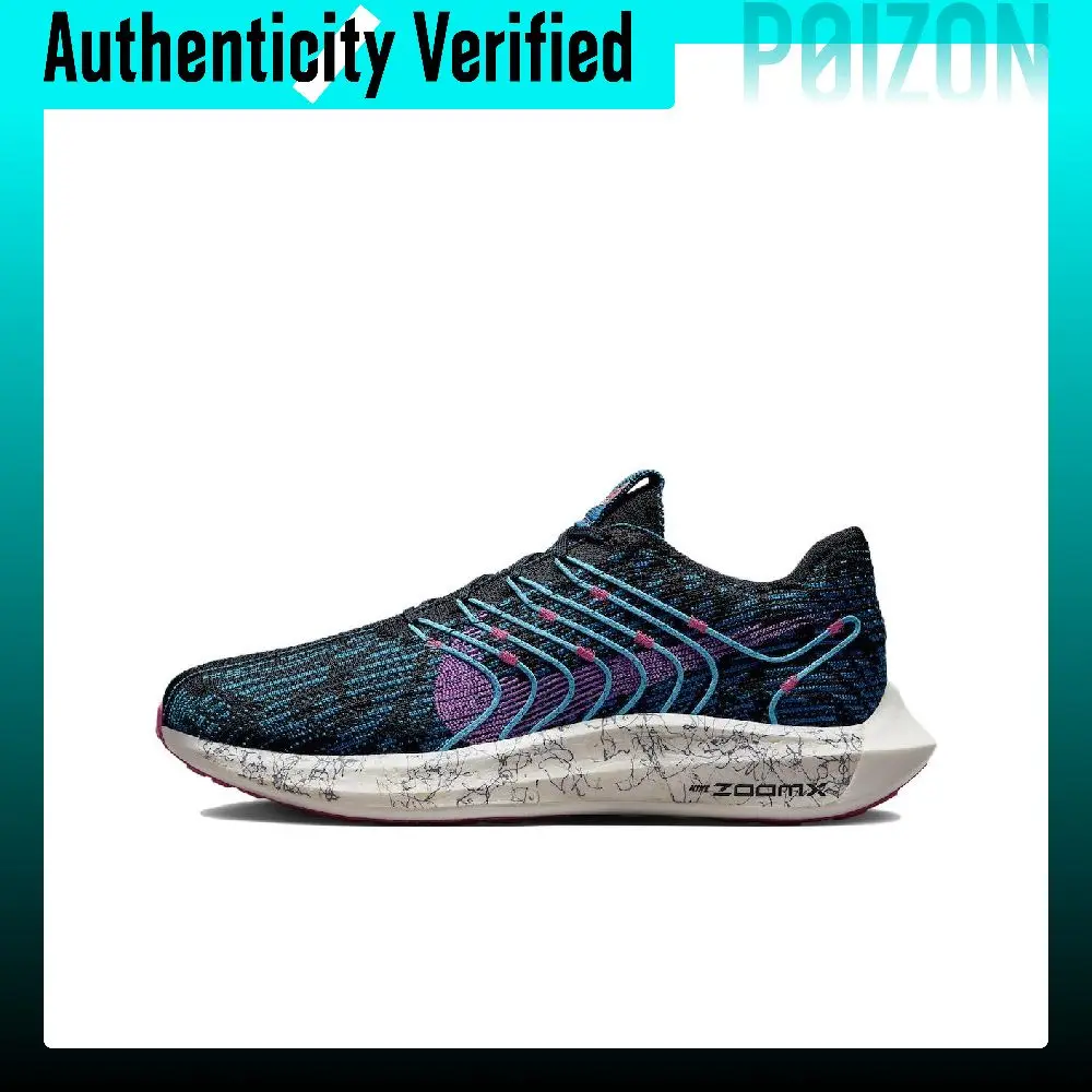 Nike Pegasus Turbo Next Nature Low top Training Racing Running Shoes Men's Black Blue FB7183-001
