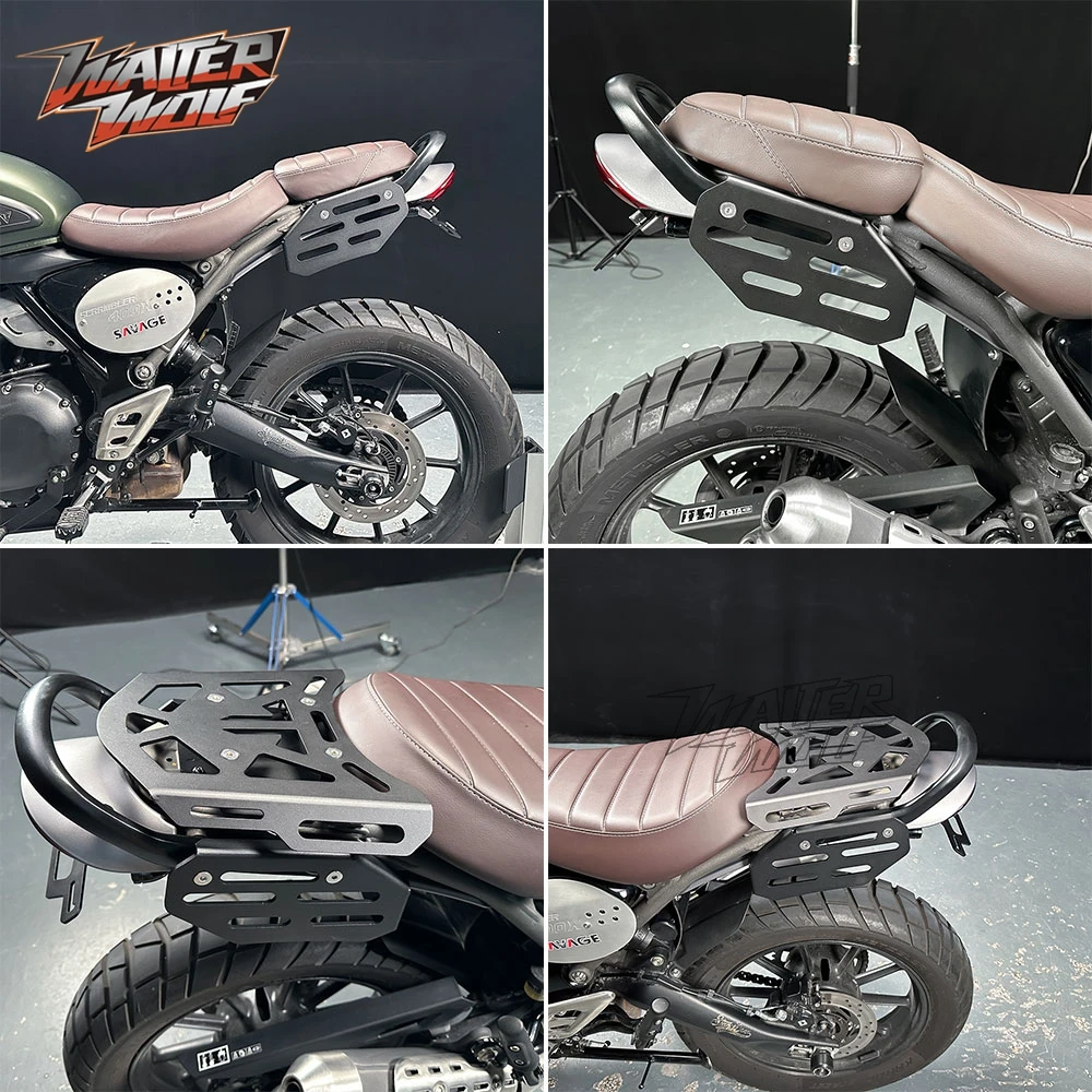 For Speed 400 T4 Scrambler 400X 2024-2026 Saddlebag Rack Bracket Side Bag Holder Storage Box Cargo Support Bracket Kit