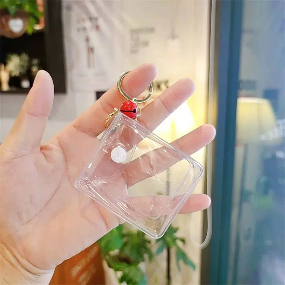 

Квадратные мини-кошельки для мелочи, прозрачный чехол, прозрачный кошелек для ключей из ПВХ, сумка из ПВХ для модных аксессуаров, необходимая вещь для путешествий